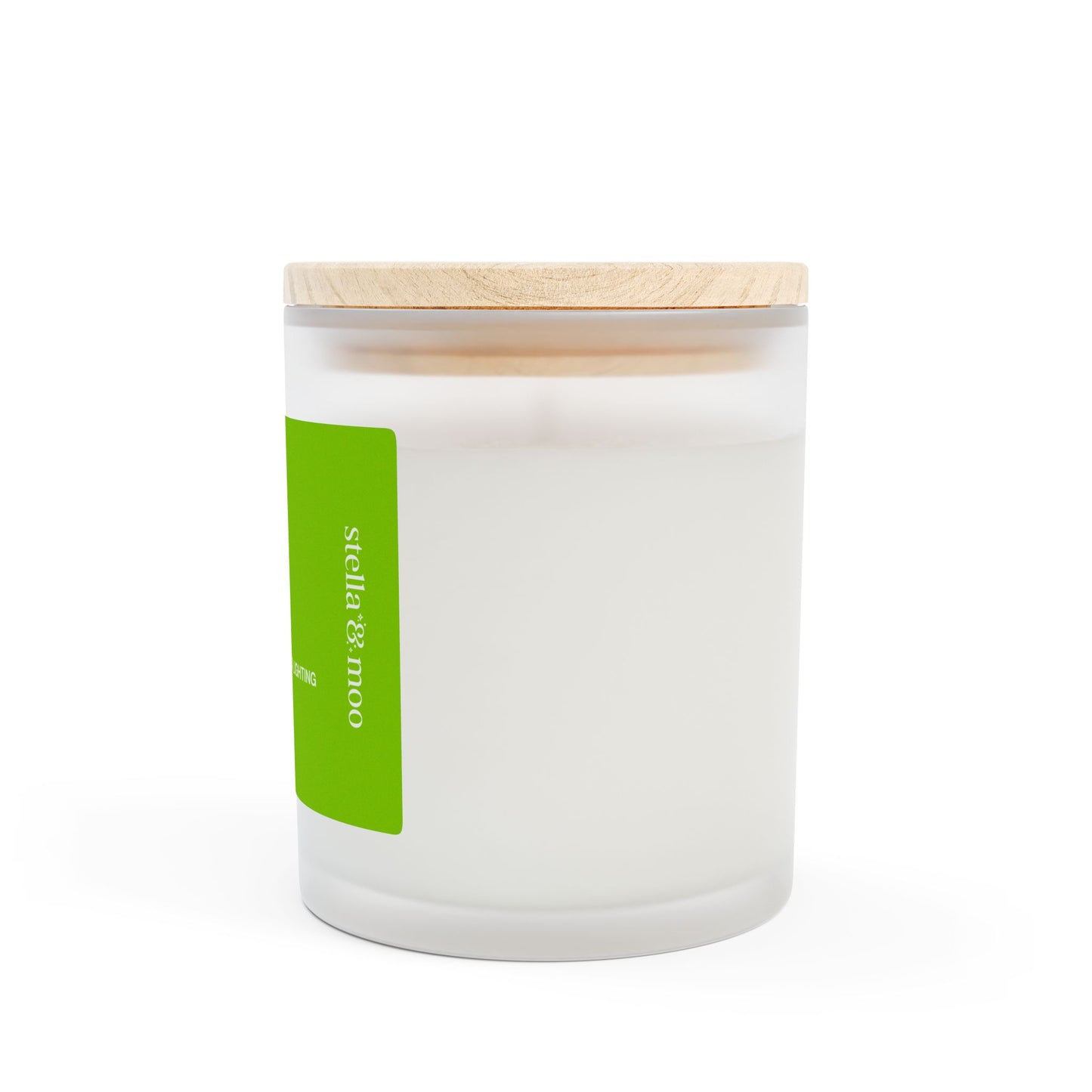 The Charli: Brat Energy Candle Frosted Glass (Hand Poured 11 oz)