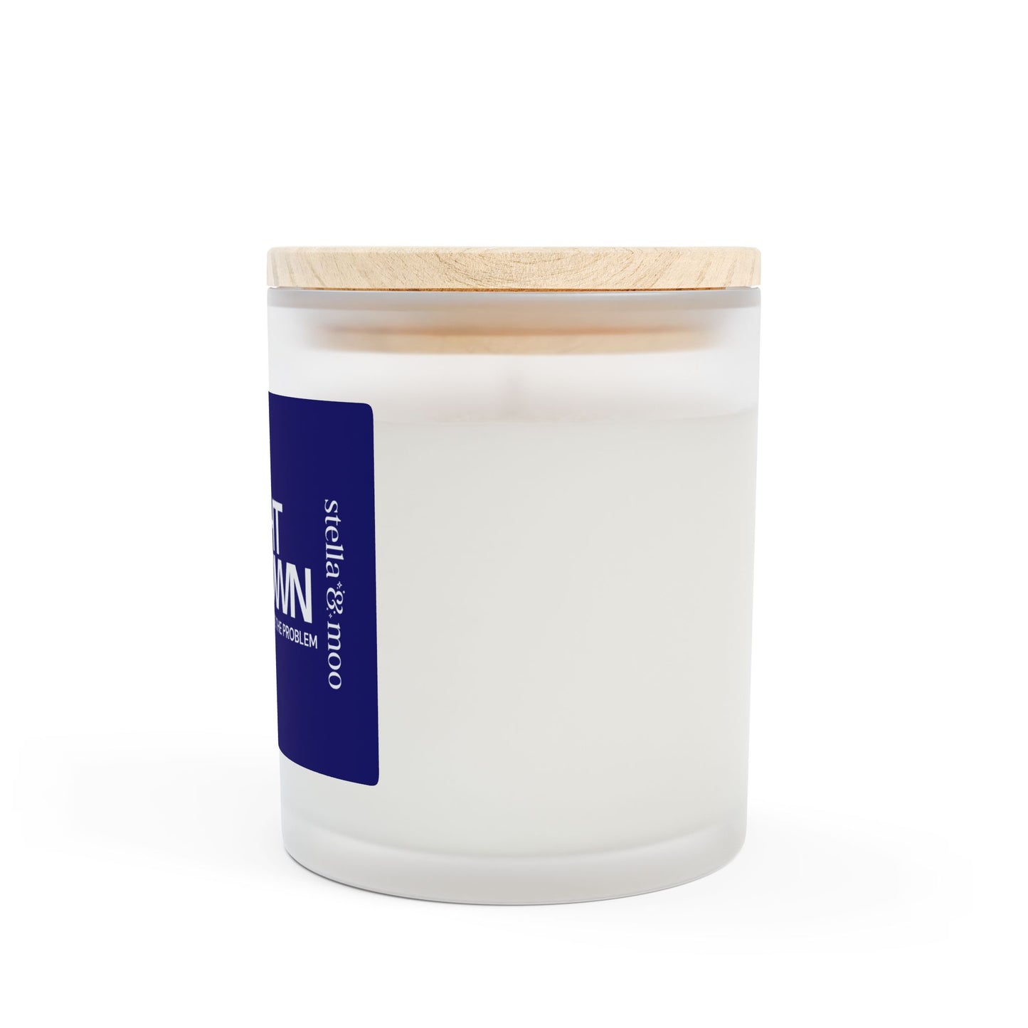 The Taylor: Midnight Meltdown Candle Frosted Glass (Hand Poured 11 oz)