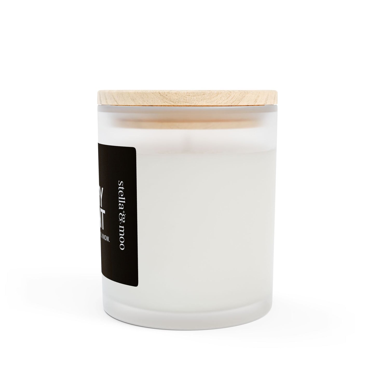 Laundry Can Wait Candle Frosted Glass (Hand Poured 11 oz)