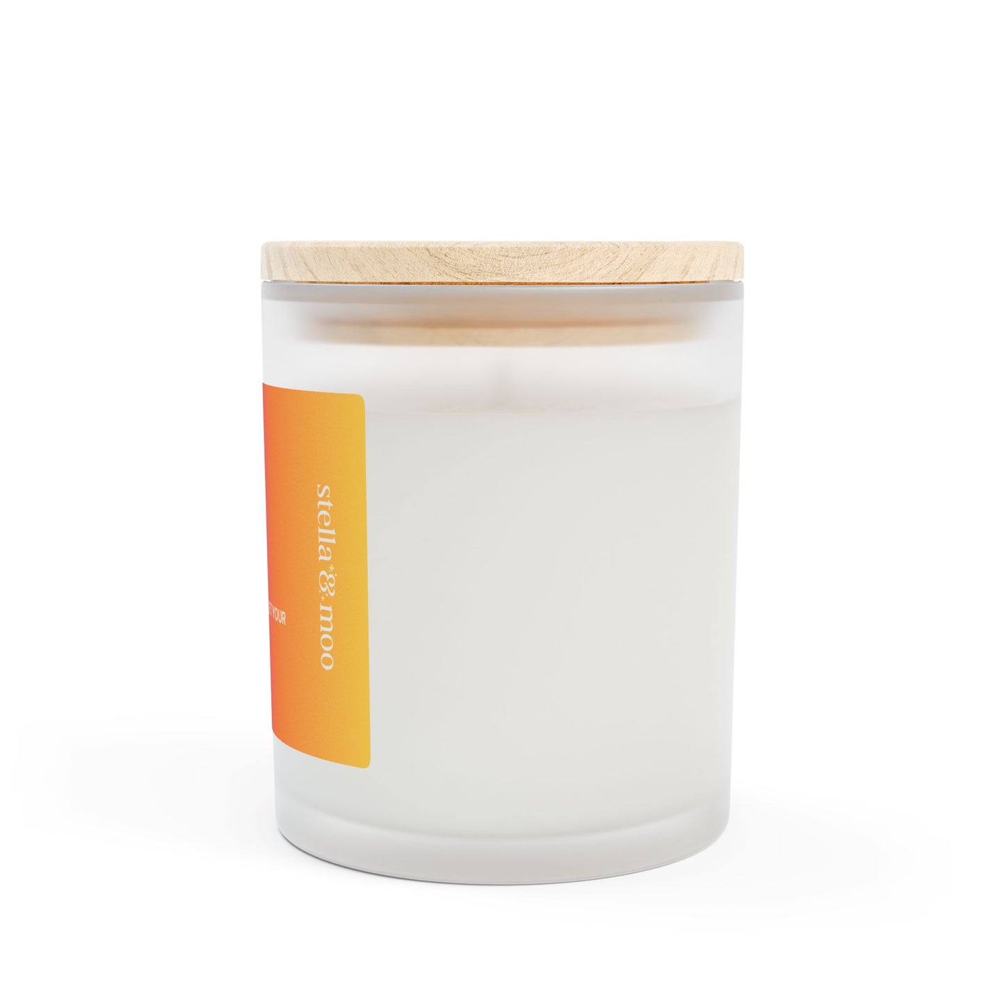 The Chappell: Hot To Glow Candle Frosted Glass (Hand Poured 11 oz)