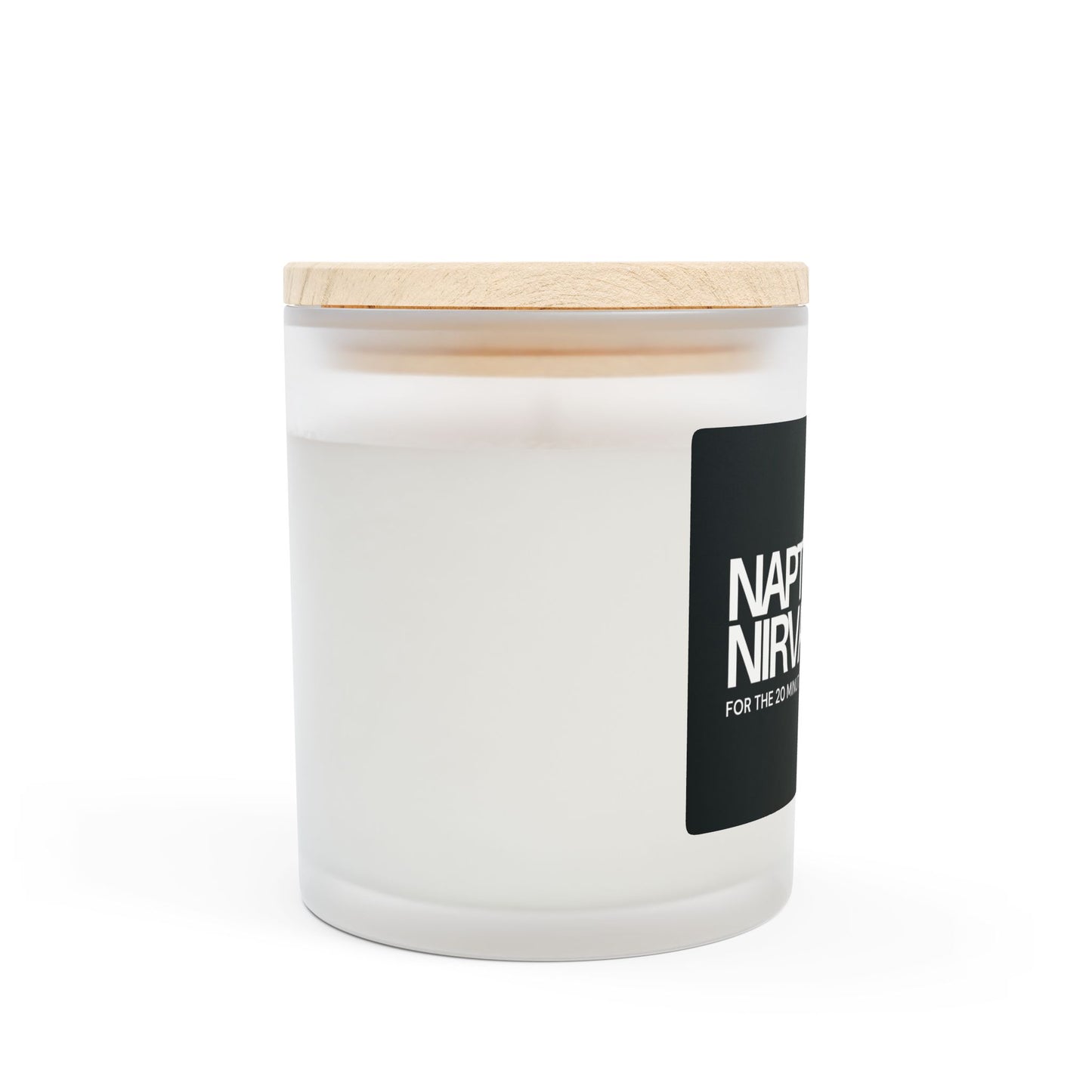 Naptime Nirvana Candle Frosted Glass (Hand Poured 11 oz)