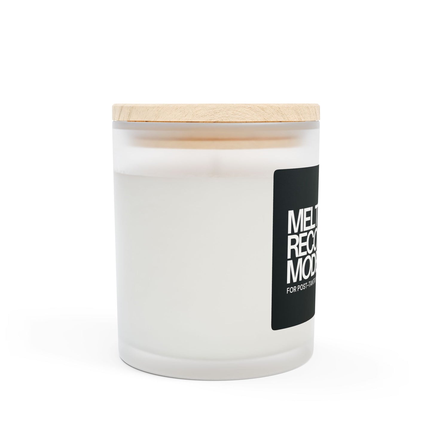 Meltdown Recovery Mode Candle Frosted Glass (Hand Poured 11 oz)
